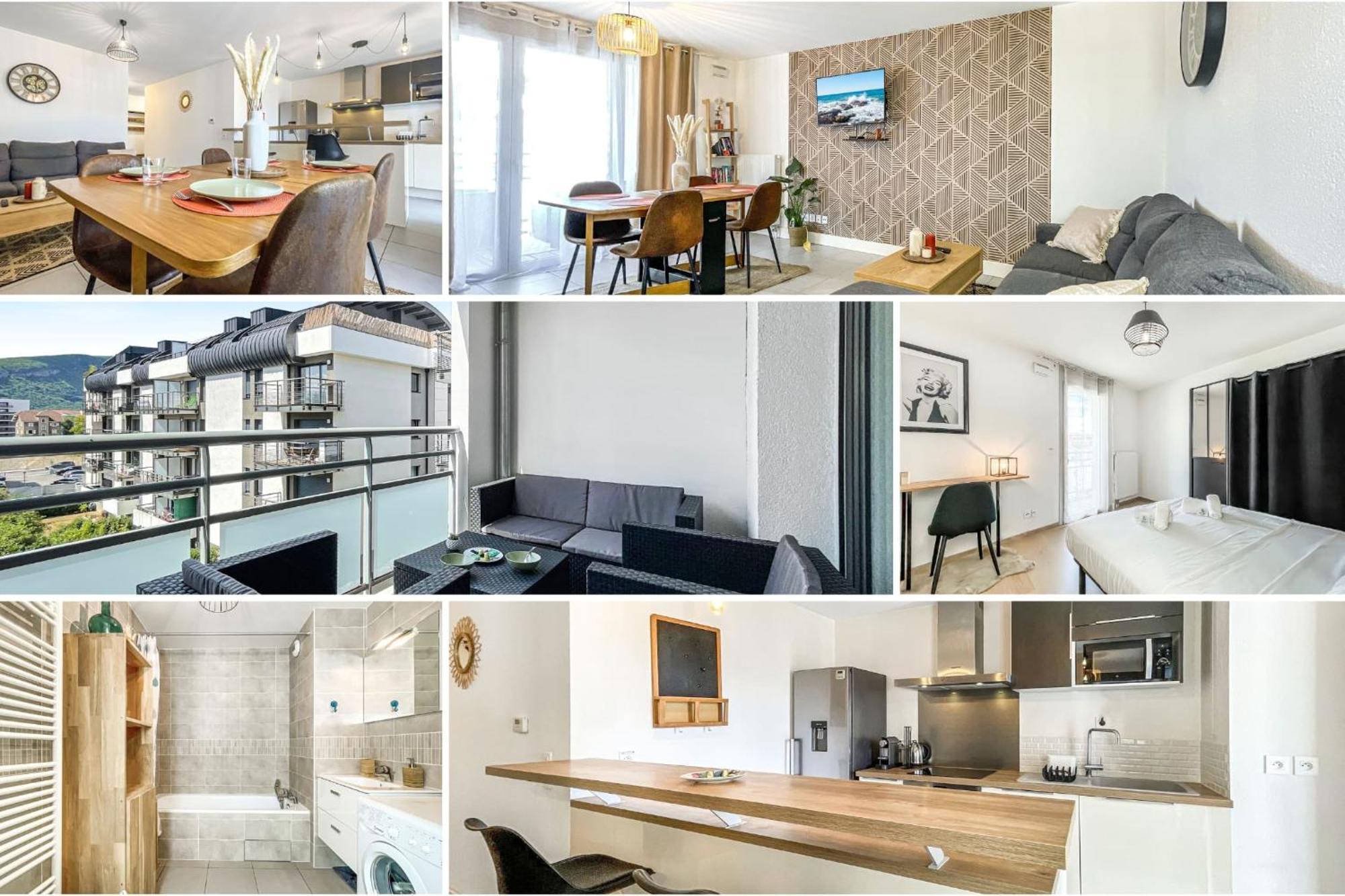 Homey Chloe - New - Parking Gratuit - Balcon Prive - Proche Geneve Annemasse Exterior foto